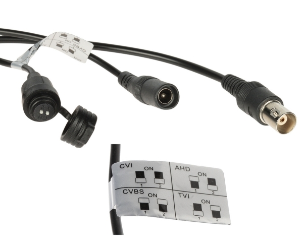 Cameră 4in1 HAC-HFW1500TLM-IL-A-0280B-S3-DIP-BLACK - 5 Mpx 2.8 mm DAHUA