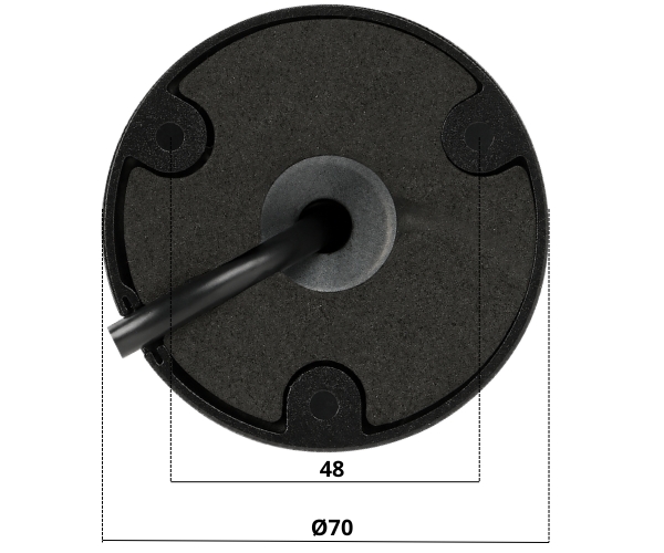 Cameră 4in1 HAC-HFW1500TLM-IL-A-0280B-S3-DIP-BLACK - 5 Mpx 2.8 mm DAHUA