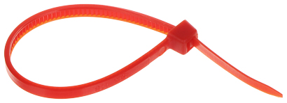 Coliere rapide/șoricei plastic OPC-100X2.5mm pachet 100 bucăți roșii