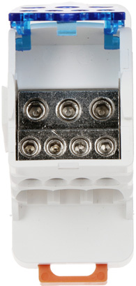 Bloc distributie 80A 4x6 mm² 3x16 mm² Orno OR-LZ-8207/80 montaj sina DIN