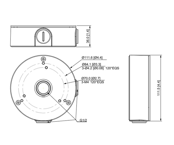 Suport camere dome PFA13G compatibil DAHUA