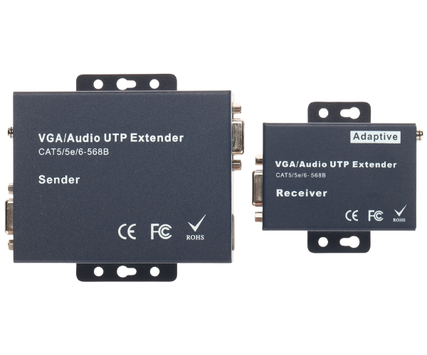 Extender VGA+audio stereo pe UTP VGA+AU/UTP Extender VGA+audio stereo pe UTP VGA+AU/UTP