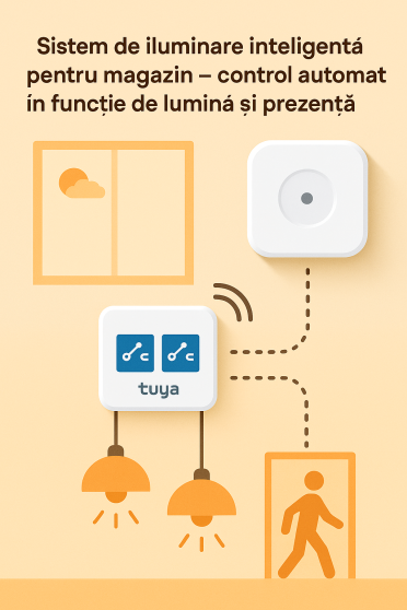 Iluminare inteligentă pentru magazinul tău – confort, economie și tehnologie